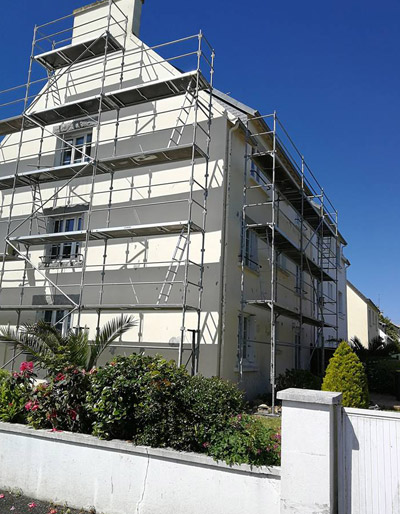 Ravalement façade à Quimper et Rosporden